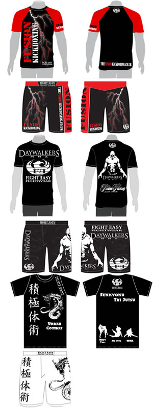 Fight Easy Fightwear team sukata uniform